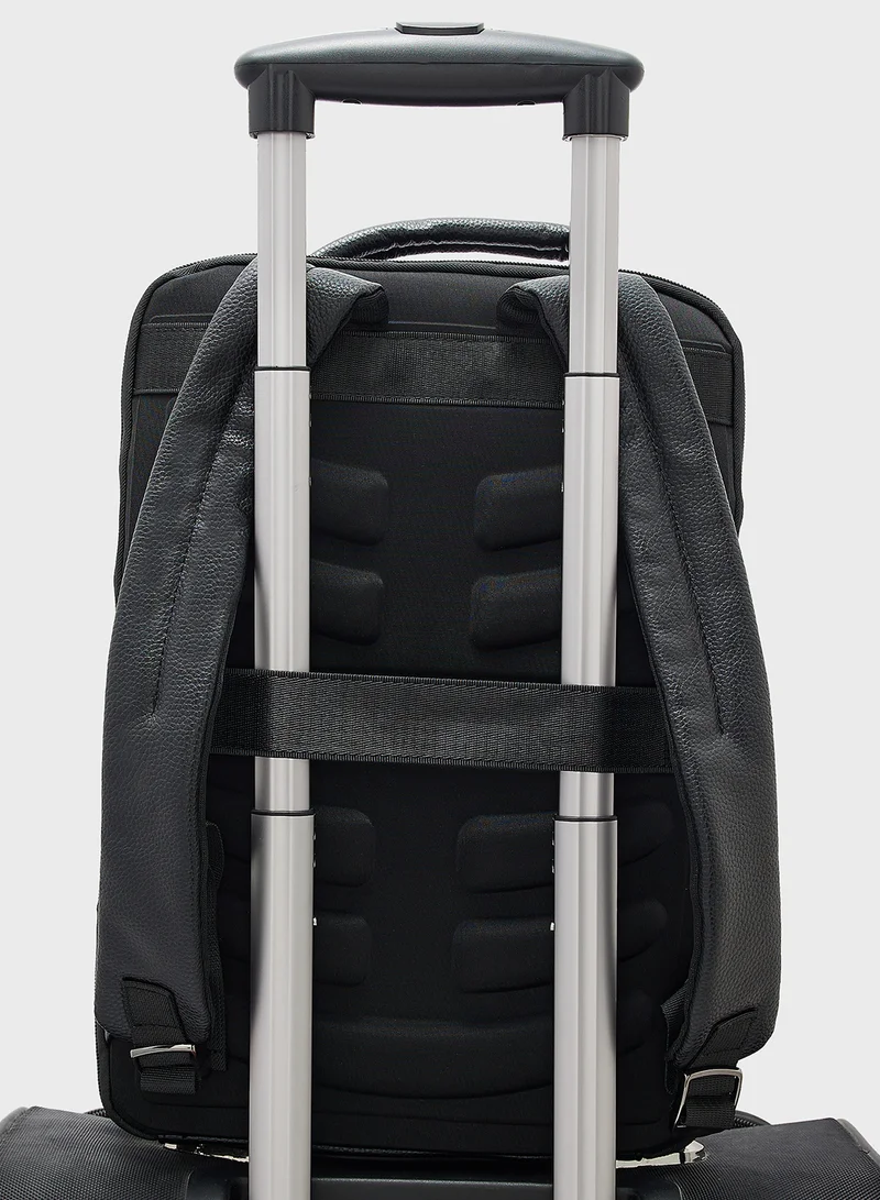 روبرت وود Premium Faux Leather Backpack