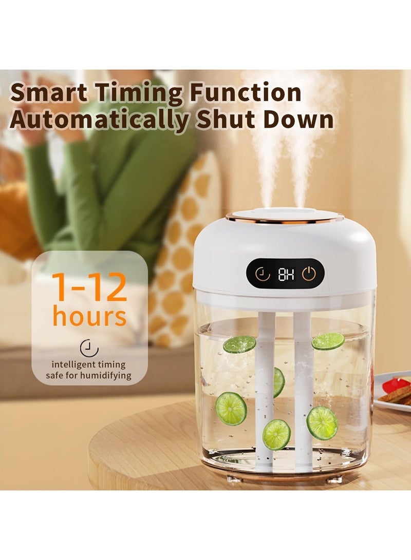 general Humidifier, bedroom 4.5-liter air humidifier, humidifier with timer auto shut-off, sleep mode, adjustable mist and night light - Image 2
