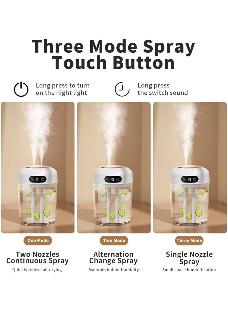 general Humidifier, bedroom 4.5-liter air humidifier, humidifier with timer auto shut-off, sleep mode, adjustable mist and night light - Image 3