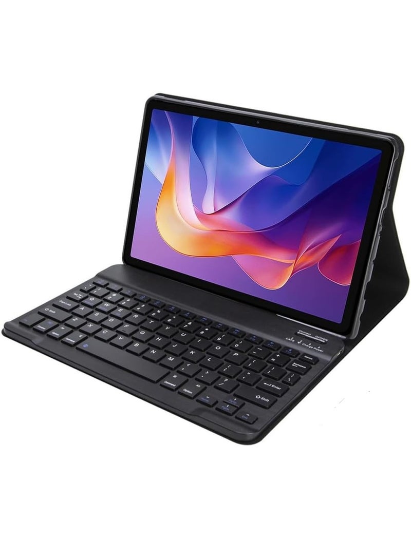 Keyboard Case for Xiaomi Redmi Pad 2 2025 11 inch, Case with English Keyboard and Mouse, Detachable, Rechargeable, Stand Case (Black) - Image 1