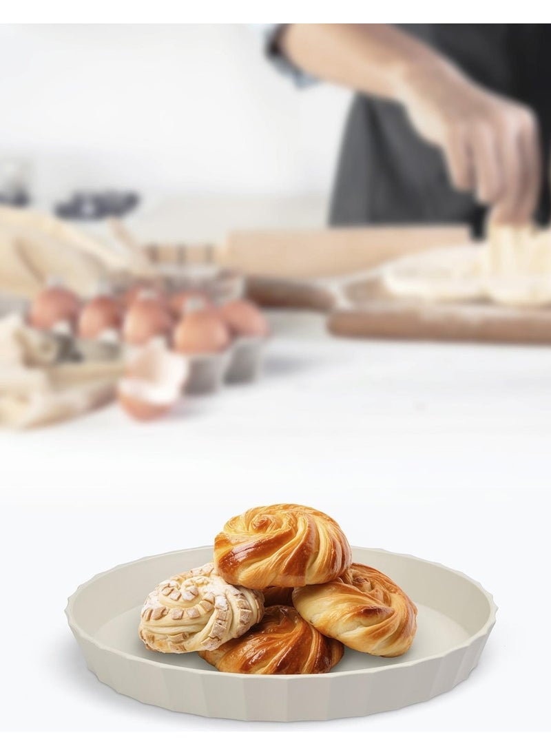 ‎okyanus Home Ocean Home Coliseum 4-Piece Cake Plate  - Image 4