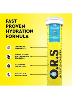 O.R.S Originals Hydration Bundle 1 Tube Of Black Currant + 1 Tube Of Lemon  - Image 3