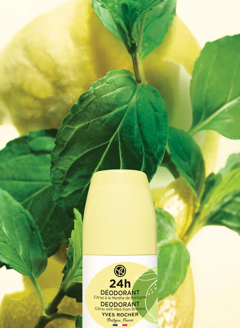 Yves Rocher 24H Citrus With Mint Deo Roll On
