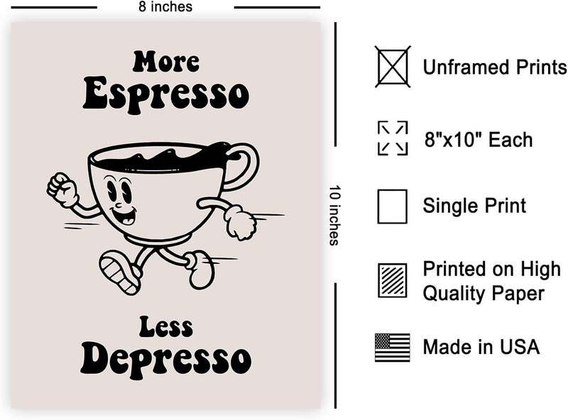 Poster Master More Espresso Less Depresso Poster - Image 2