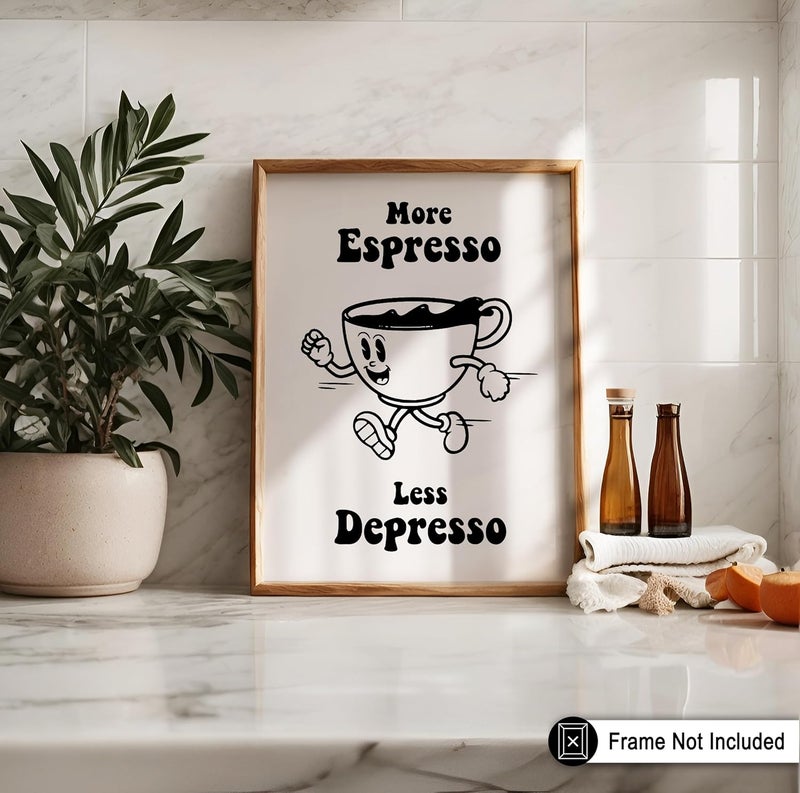 Poster Master More Espresso Less Depresso Poster - Image 4