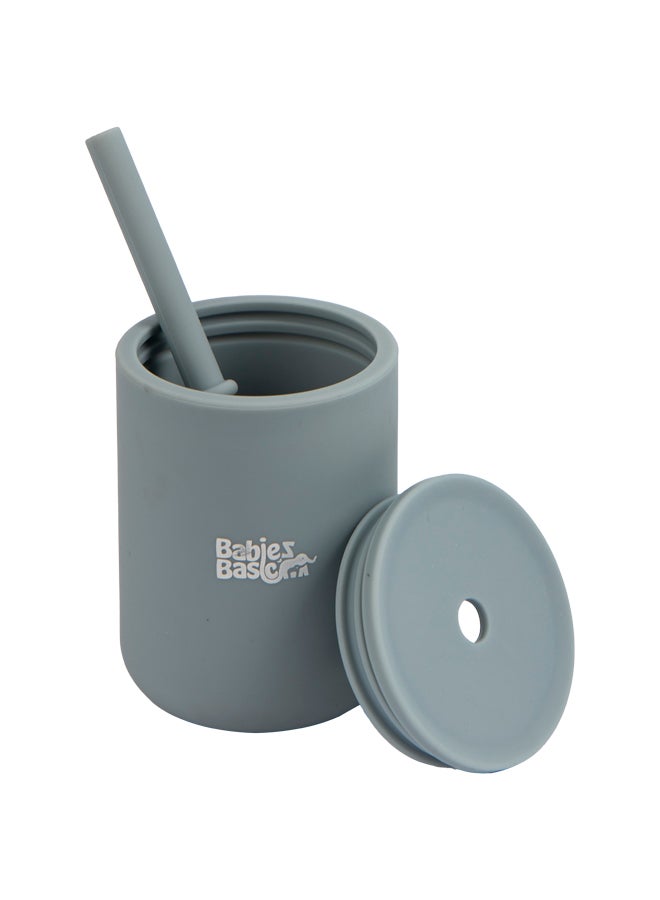 بابيز_بيسك كوب سيليكون للأطفال من المرحلة الثالثة - أزرق - Image 5
