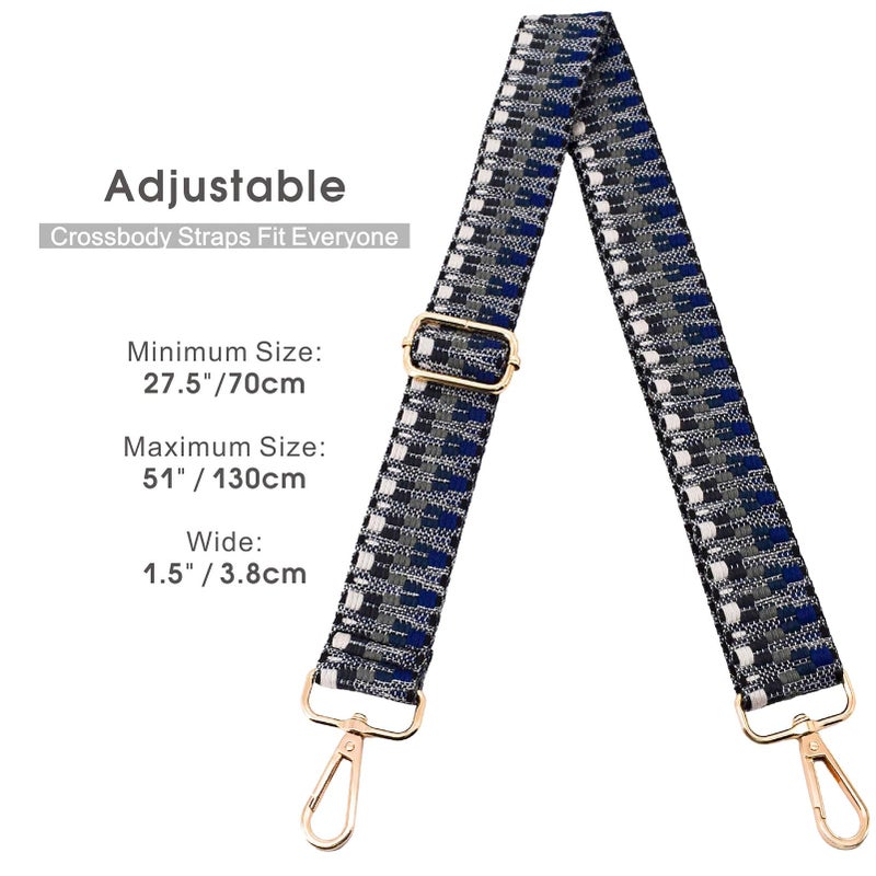 ROYGBCP Wide Purse Strap for Crossbody Handbag Replacement Bag Straps, Shoulder Strap Adjustable Crossbody Straps for Handbag - Image 2
