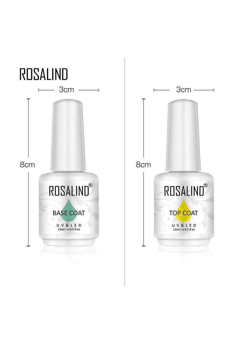 Rosalind ROSALIND Top Coat and Base Coat Set 15ml  - Image 2