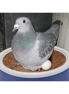 Toddmomy Toddmomy 2 Sets Pigeon Nest Egg Nest Pigeon Breeding Nest Dove Mat Pigeon Nest Supply Birds Cages Parakeet Bird Cage White Plastic Eggs Bird Nest Hut Bird Liner Egg Bowl Homing Pigeon Coir  - Image 4