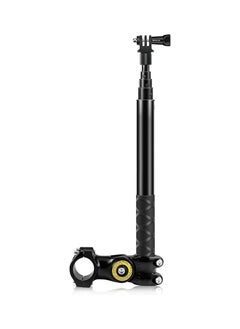 PULUZ PULUZ Stable Aluminum Motorcycle Bicycle Camera Mount with Monopod Stand Shock-Proof Panoramic Capture for Insta 360 One×2/×3 and Other Action Cameras Fits 29mm-32mm Handlebars for Off-Road Adventures  - Image 2