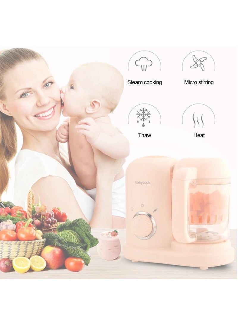 Gonice 2-in-1 Baby Food Maker,Baby Food Blender Electric Steamer Food Supplement Cooking Mixing Mini Food Grinder Cooking