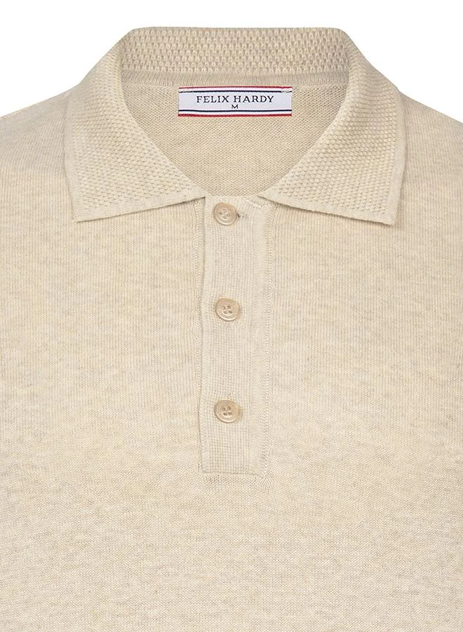 FELIX HARDY Pullover with Polo Collar