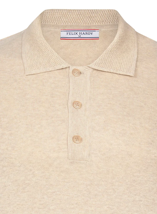 FELIX HARDY Pullover with Polo Collar