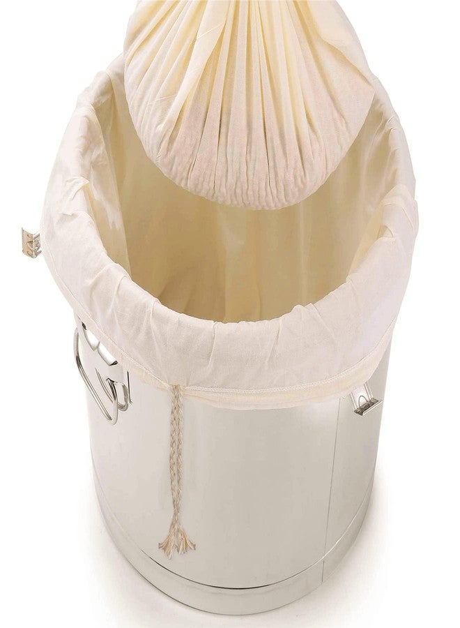 AOUXSEEM أكياس تخمير كبيرة جدًا (26 × 22 بوصة) لتخمير النبيذ المنزلي، أكياس من قماش الشاش القطني الناعم 100%، مصفاة سميكة قابلة لإعادة الاستخدام مع رباط، كيس عصير شاي، فلتر للشوائب (كبير جدًا، عبوة من قطعتين) - Image 1