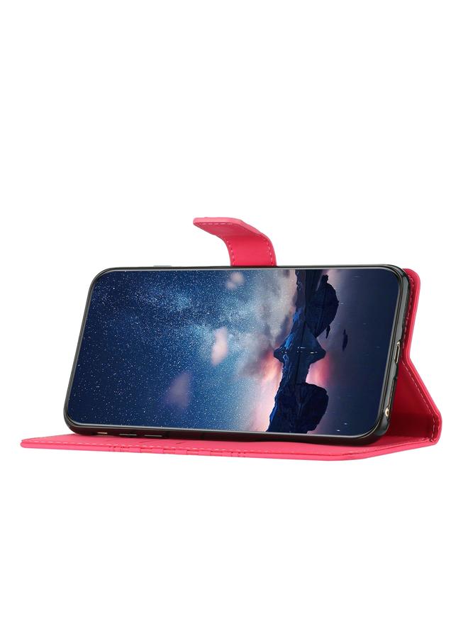 S-TOP Case For iPhone 13 mini Diamond Embossed Skin Feel Leather Phone Case with Lanyard - Image 5