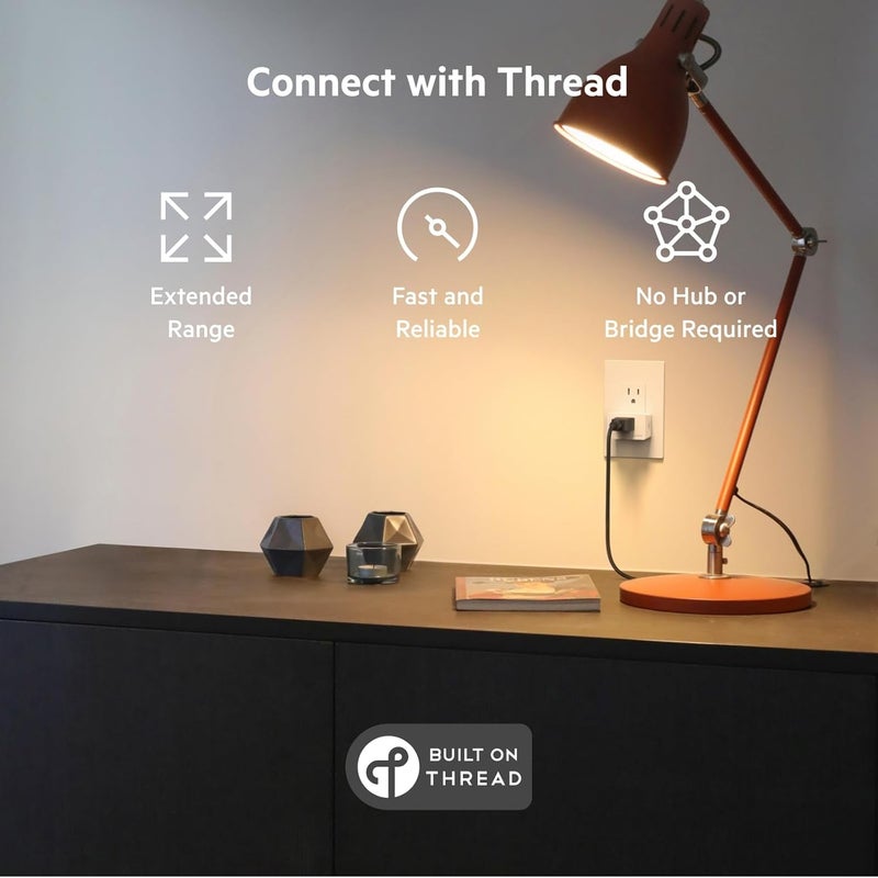belkin Wemo Smart Plug with Thread  Smart Outlet for Apple HomeKit  Smart Home Products Smart Home Lighting Smart Home Gadgets  Homekit Smart Plug  Tech Gifts  Works W Apple iPhone Easy NFC Set Up  - Image 5