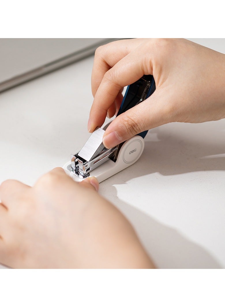 Deli EK203 Mini Stapler Set, 15 Sheets, 24/6 & 26/6 Staples, Blue – Ideal for Office & School - Image 5