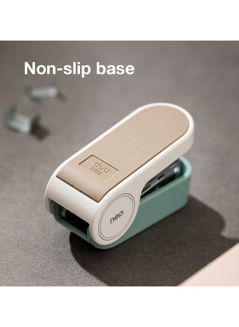 Deli EK203 Mini Stapler Set, 15 Sheets, 24/6 & 26/6 Staples, Blue – Ideal for Office & School - Image 3