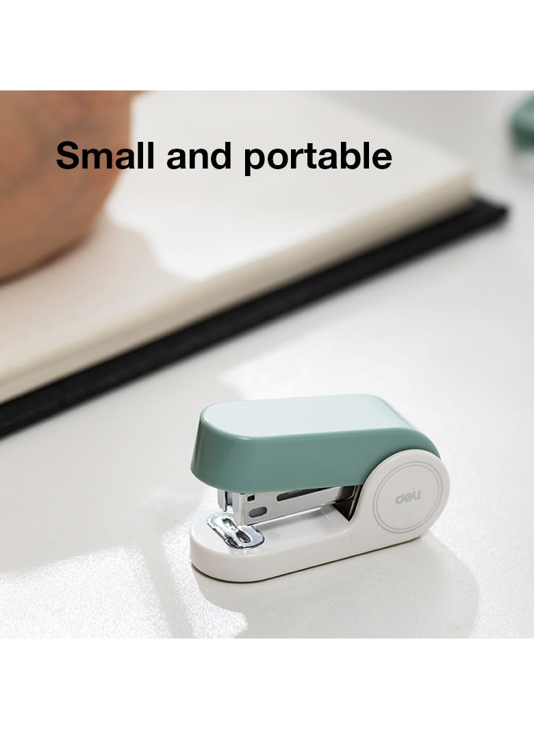 Deli EK203 Mini Stapler Set, 15 Sheets, 24/6 & 26/6 Staples, Blue – Ideal for Office & School - Image 4