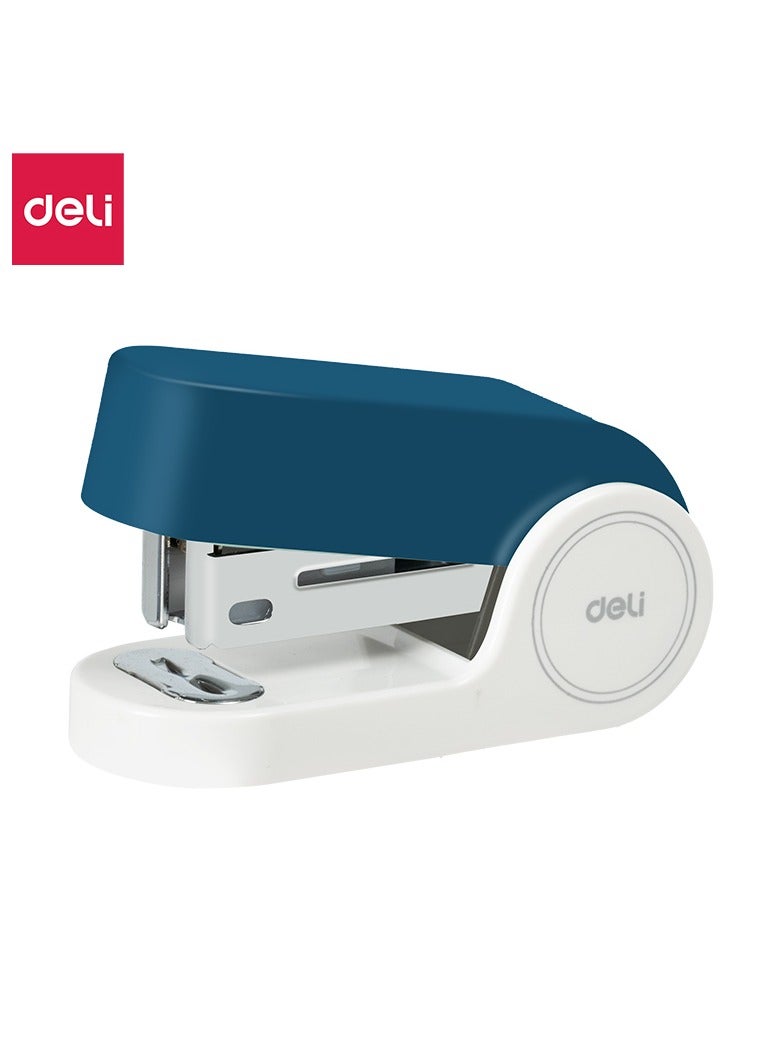 Deli EK203 Mini Stapler Set, 15 Sheets, 24/6 & 26/6 Staples, Blue – Ideal for Office & School - Image 1
