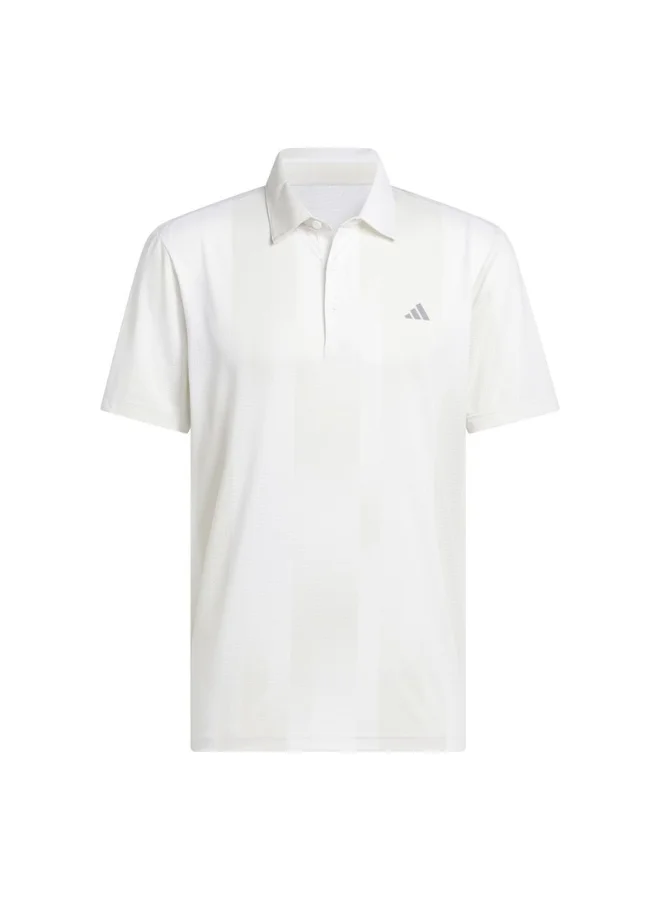 Adidas Adidas Ult Radiant Prt White Polo Shirt (Short Sleeve) Polo Shirts For Men