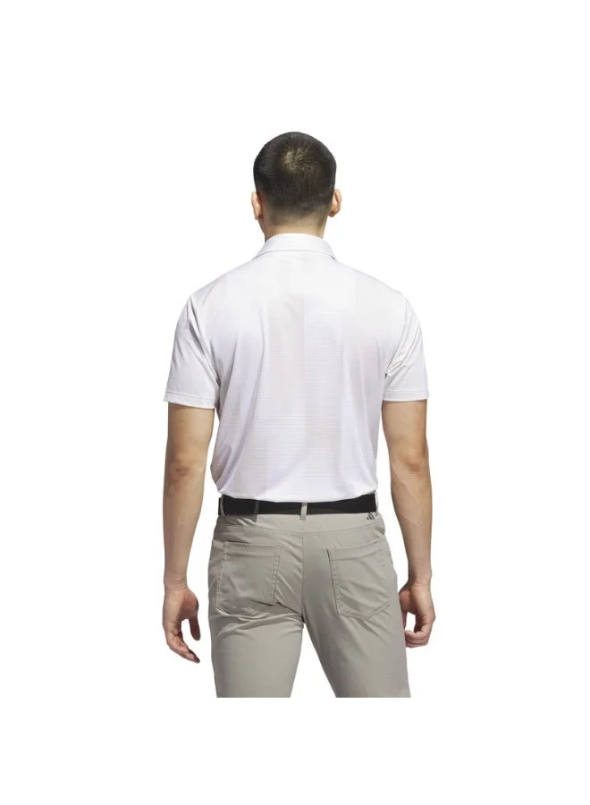 Adidas WHITE/ALUMIN Ultimate365 Mesh Radiant Print Polo Shirt for Men | Best Price UAE