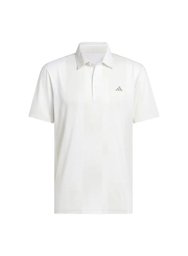 Adidas WHITE/ALUMIN Ultimate365 Mesh Radiant Print Polo Shirt for Men | Best Price UAE