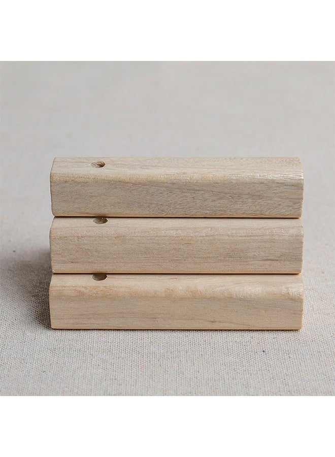 كتل خشبية من خشب الكافور طاردة للحشرات، حماية الملابس 100٪ طبيعية، ملحقات تخزين، منشط للخزائن والأدراج، خالية من المواد الكيميائية، مقاومة للحشرات والعث - Image 5