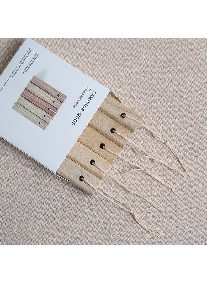 كتل خشبية من خشب الكافور طاردة للحشرات، حماية الملابس 100٪ طبيعية، ملحقات تخزين، منشط للخزائن والأدراج، خالية من المواد الكيميائية، مقاومة للحشرات والعث - Image 2