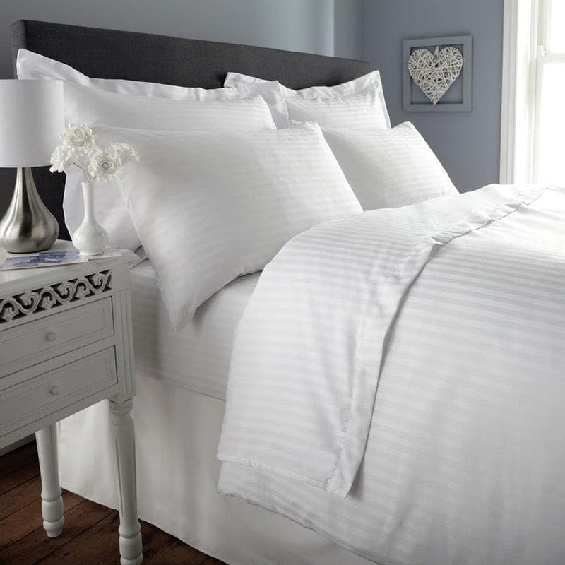 KitchDeco Kitch Deco™ Striped Duvet Cover Long Lasting Zip/Quilt Cover/Razaai Cover (Double (90x100Inch)) - Image 1