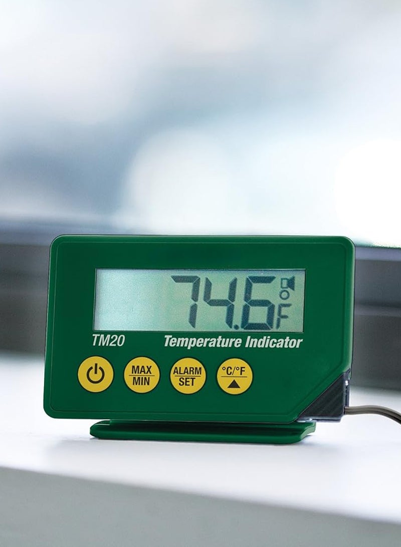 King Mariot Waterproof Temperature Indicator | Stainless Steel Probe | Measures -40°F to 158°F (-40°C to 70°C) | Compact and Accurate | Ideal for Food Storage, Laboratories, and Industrial Use - Image 2