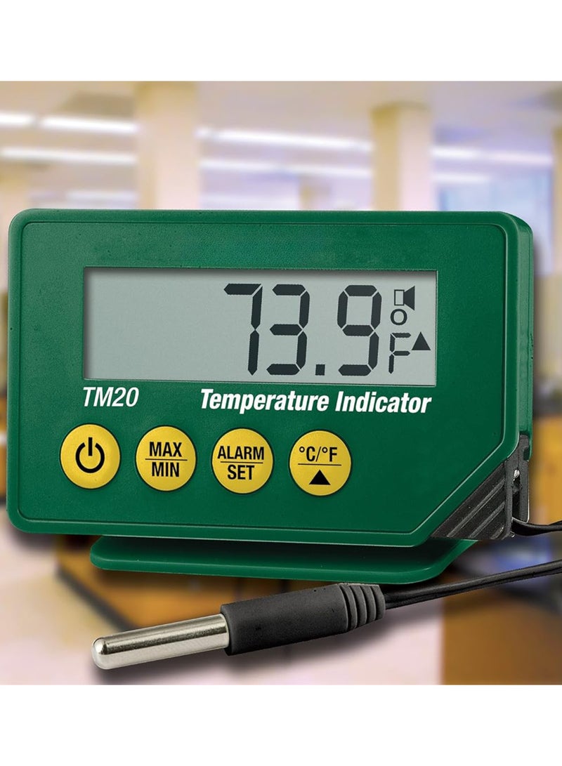 King Mariot Waterproof Temperature Indicator | Stainless Steel Probe | Measures -40°F to 158°F (-40°C to 70°C) | Compact and Accurate | Ideal for Food Storage, Laboratories, and Industrial Use - Image 3