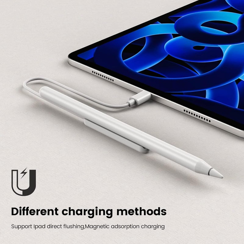 Excefore iPad Pencil Charging Cable, Compatible with Apple Pencil 2nd Generation - Save Your iPad Battery Life - Stylus Charging Cord - Image 5