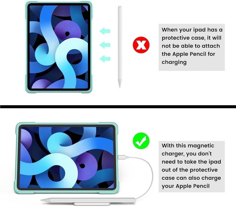 Excefore iPad Pencil Charging Cable, Compatible with Apple Pencil 2nd Generation - Save Your iPad Battery Life - Stylus Charging Cord - Image 2