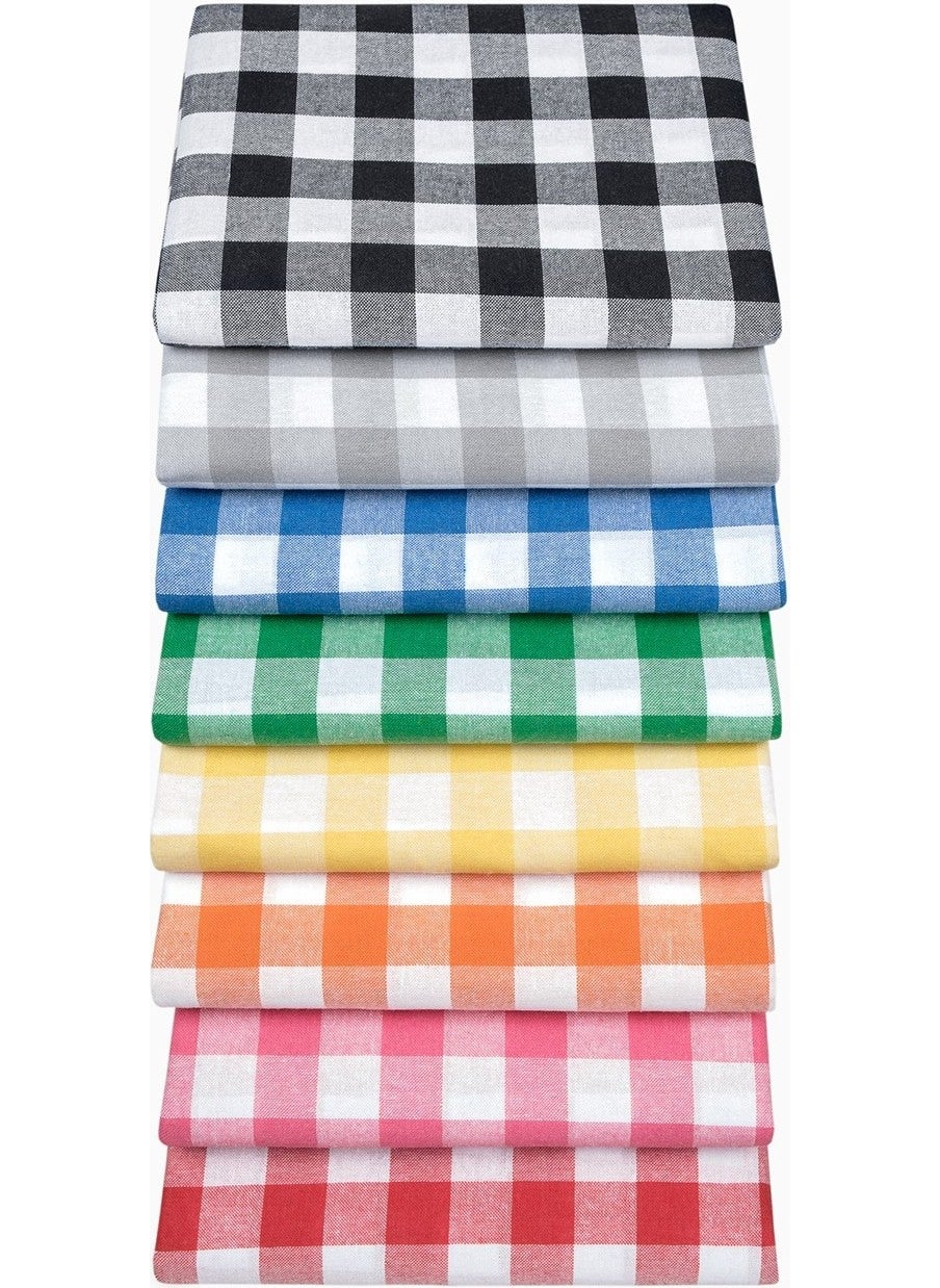 Checkered Tablecloth Blue