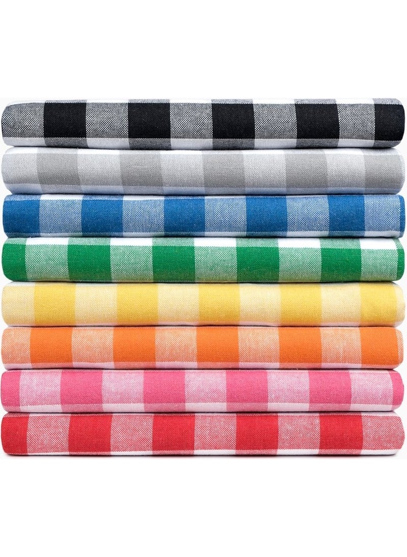 Checkered Tablecloth Blue