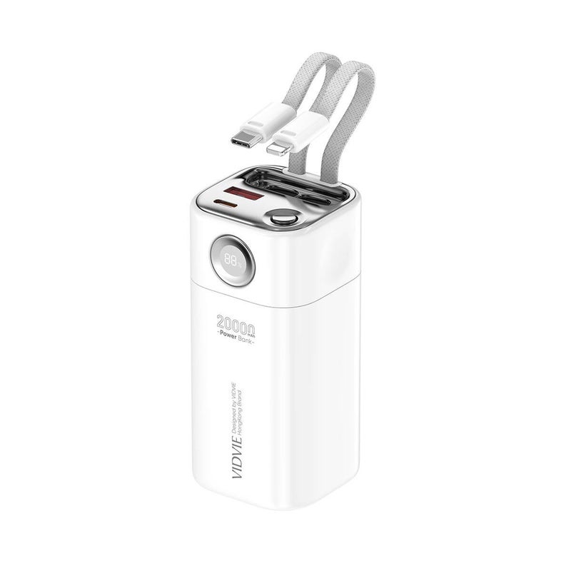 Vidvie XL-PB711 20,000mAh 2-in-1 Dual-Wire Charging Power Bank - Image 1