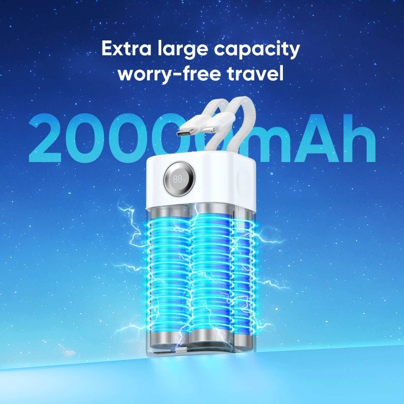 Vidvie XL-PB711 20,000mAh 2-in-1 Dual-Wire Charging Power Bank - Image 5