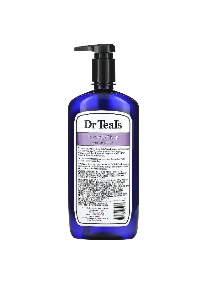 Dr. Teals Dr. Teal's, Body Wash With Pure Epsom Salt, Lavender, 24 fl oz (710 ml)  - Image 2