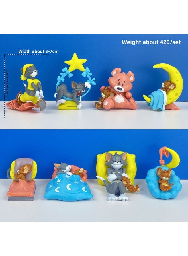 6 Gourmet Pooh Bear Ornaments Sweet Series Trendy Toys Poop-poop Hand-made Online Red Gift DIY Hand-made Ornaments 
