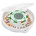 Live Fine 28Day Automatic Pill Dispenser with Upgraded LCD Display Key Lock Sound Light for Prescriptions Medication Vitamins Supplements More - Image 1