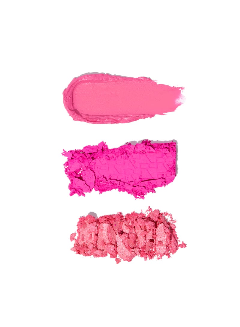 REVOLUTION Makeup Revolution Blush Icon Palette – Hot Pink Flag - Image 4