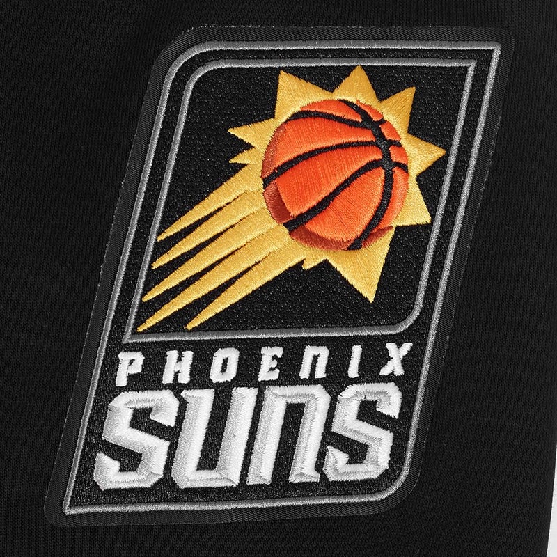 Pro Standard Mens NBA Phoenix Suns Retro Classics Pull Over Hoodie Black/Orange M - Image 3