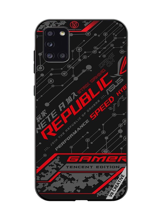 VR CREATIVE Protective Case Cover For Samsung Galaxy A31 Gamer Tencent Edition Design Multicolour - Image 1