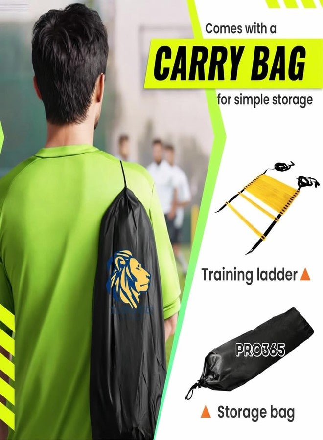 PRO365 Universal Self Training Agility Ladder with Carry Bag | Adjustable Multiple Rungs | Ideal for Soccer, Football, Speed & Fitness Drills | 1 Year Warranty - Image 5