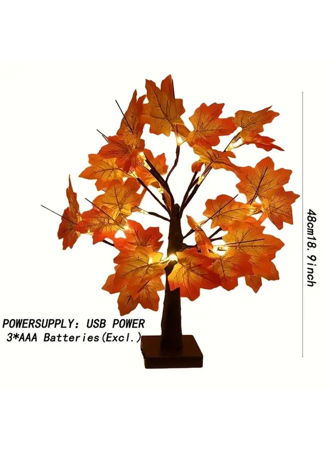 Spider Tree Light Halloween Decorations Glow In The Dark Battery Powered String Lights - Image 4