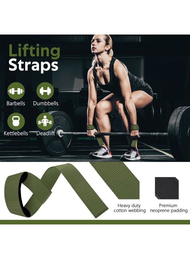 WALITO 8Pcs Barbell Pad Set for Hip Thrust - Squat Pad,Gym Accessories for Women with Bar Bad,Bench Press, with Gym Ankle Straps,Resistance Bands for Working Out,Lifting Strap,Carry Bag - Image 4