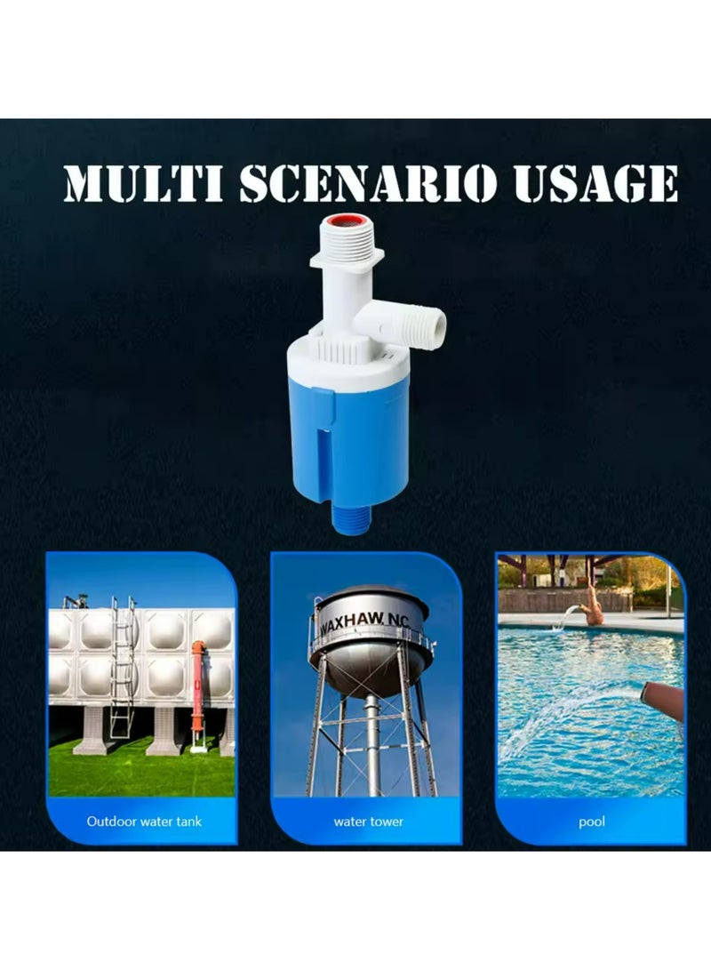 1/2 Inch Automatic Water Level Control Float Valve - PVC & Stainless Steel, No Electricity Needed, Ideal for Water Tanks & Towers, Water Tank Float Valve | Modern Valve Design | Durable Water Valve  - Image 3