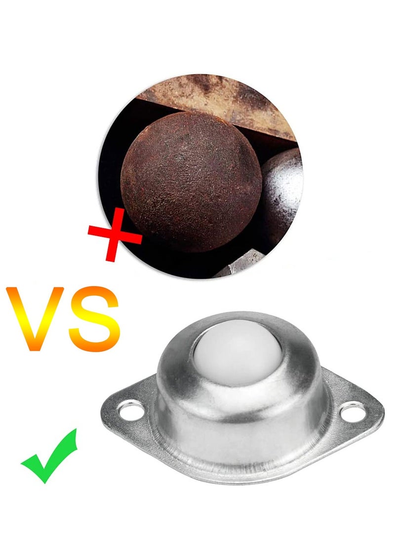 Universal Wheels, 16Pack Universal Castor Balls, 5/8'' Stainless Steel Caster Wheels Swivel Wheels, 360° Rotation Sticky Pulley for Wheelchair Storage Box Furniture Trash Can, 44lbs Load Capacity - Image 5