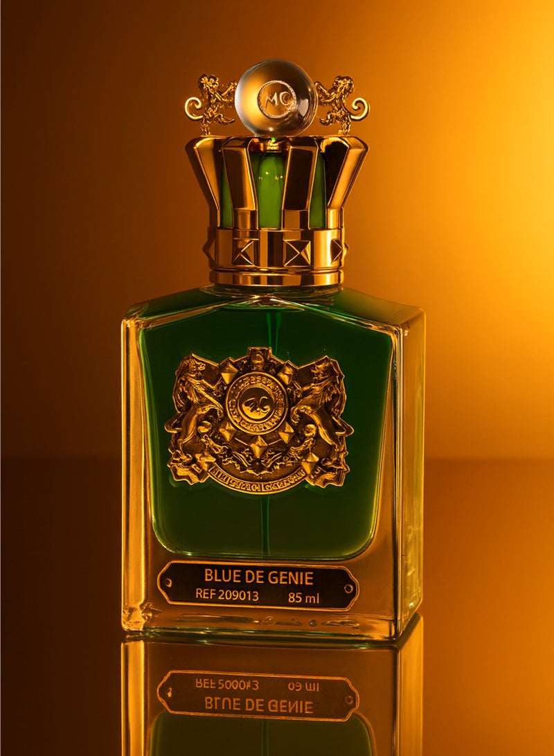 Genie Collection Luxury Men Perfume Blue De Genie Collection No. 9013 85ml | Long Lasting Perfume for Men's with Citrus, Amber & Woody Notes + Free 5ml Travel Size Perfume Bottle - Image 3